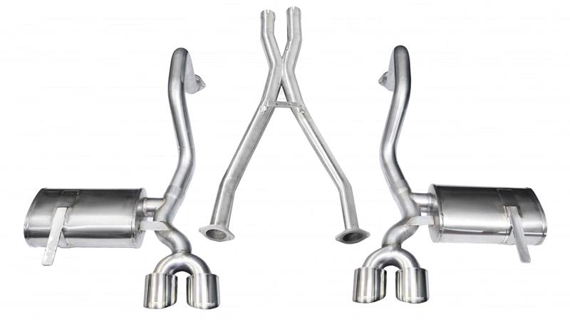 CORSA Performance Corsa 1997-2004 Chevrolet Corvette C5 Z06 5.7L V8 Polished Xtreme Cat-Back + XO Exhaust