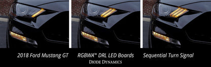 Diode Dynamics 18-23 EU/AU Ford Mustang RGBWA DRL LED Boards