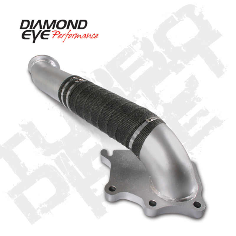 Diamond Eye Performance Diamond Eye TURBO-DIRECT 3in AL CHEVY LB7 DURAMAX 01-04 5 BTWN TURBO & F PIPE TRANS DIPSTICK MOD REQ