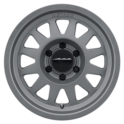 Method Wheels Method MR704 17x8.5 0mm Offset 5x5 71.5mm CB Matte Titanium Wheel