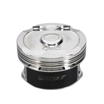 Manley Performance Manley 2018+ Ford Coyote 5.0L DOHC -6cc Dish 3.662in Bore 10:1 CR Extreme Duty Platinum Piston Set