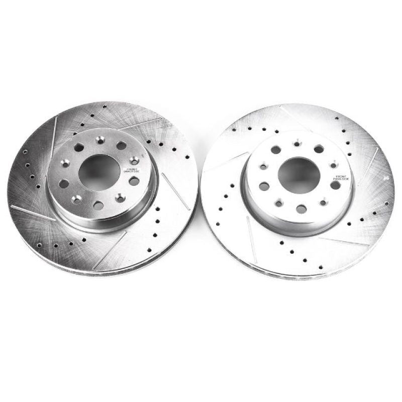 PowerStop Power Stop 16-19 Chevrolet Camaro Front Evolution Drilled & Slotted Rotors - Pair