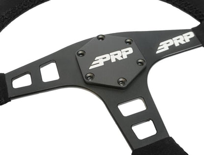 PRP Seats PRP Flat Suede Steering Wheel - Black