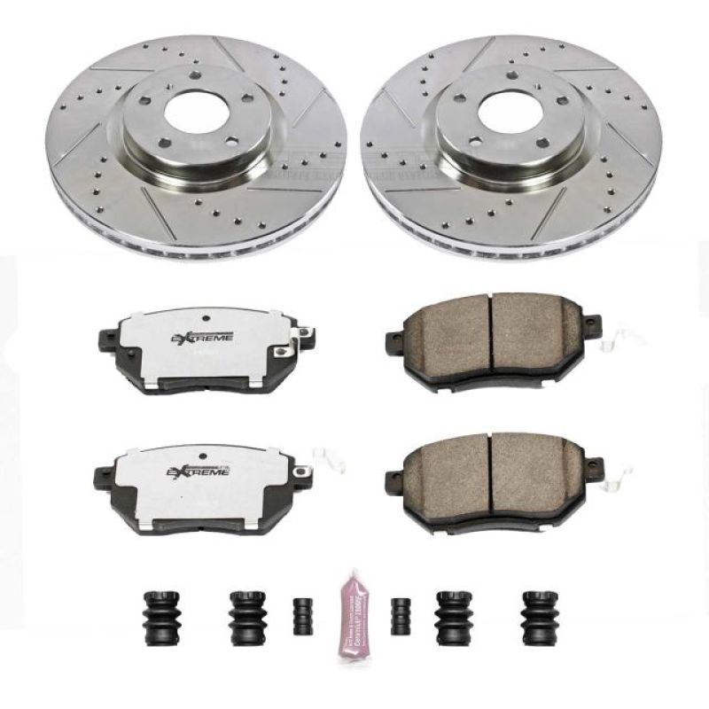 PowerStop Power Stop 07-08 Nissan Maxima Front Z26 Street Warrior Brake Kit