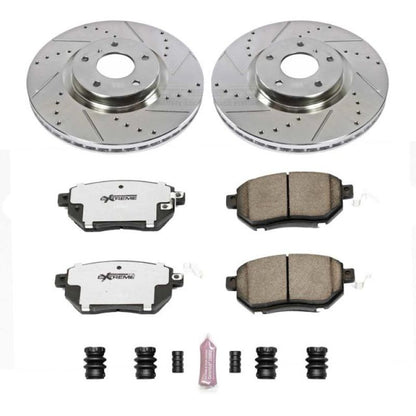 PowerStop Power Stop 07-08 Nissan Maxima Front Z26 Street Warrior Brake Kit