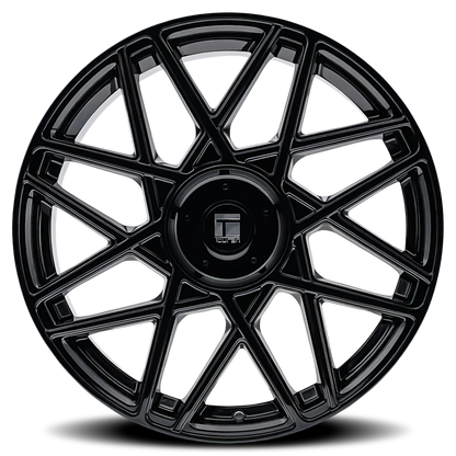 Touren 3266 TR66 17x8 / 5x108/114.3 BP / 35mm Offset / 72.62mm Hub Gloss Black Wheel