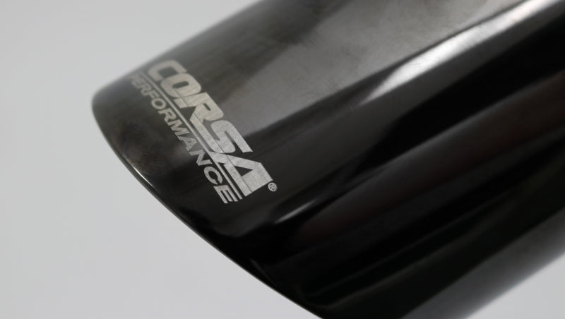 CORSA Performance Corsa Single Universal 2.5in Inlet / 3in Outlet Black PVD Pro-Series Tip Kit