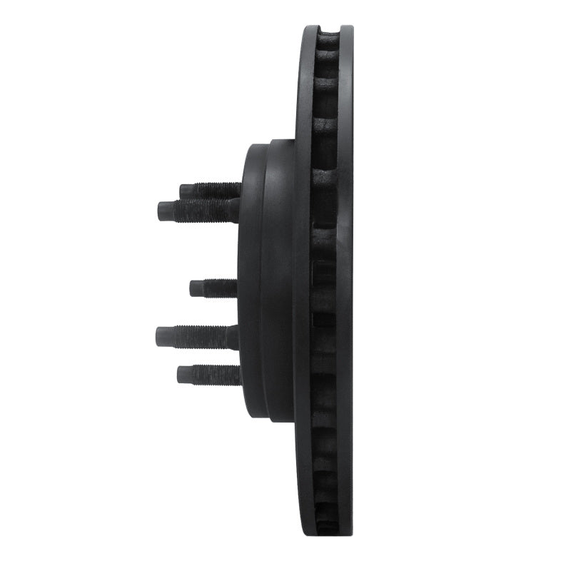 R1 Concepts R1 95-97 Ford Ranger (USA/Canada) Front Right Drilled & Slotted Black Brake Rotor