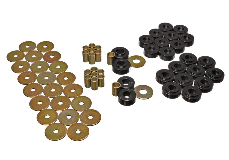 Energy Suspension GM Body Mount Set - Black