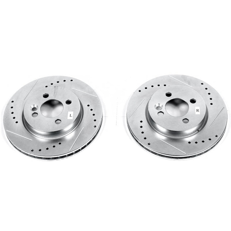 PowerStop Power Stop 07-16 Mini Cooper Front Evolution Drilled & Slotted Rotors - Pair