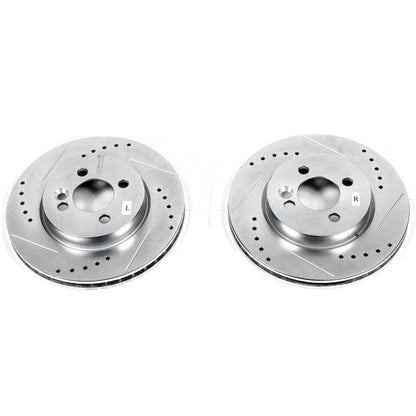 PowerStop Power Stop 07-16 Mini Cooper Front Evolution Drilled & Slotted Rotors - Pair