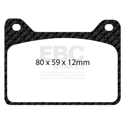 EBC Racing Brakeman F4 Tornado Calipers RP-X Brake Pads