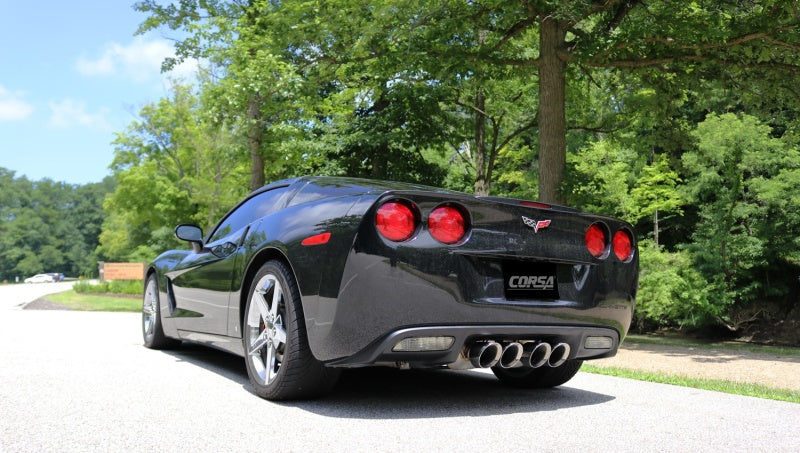 CORSA Performance Corsa 2009-2013 Chevrolet Corvette (C6) 6.2L Polished Sport Axle-Back Exhaust w/4.5in Tips