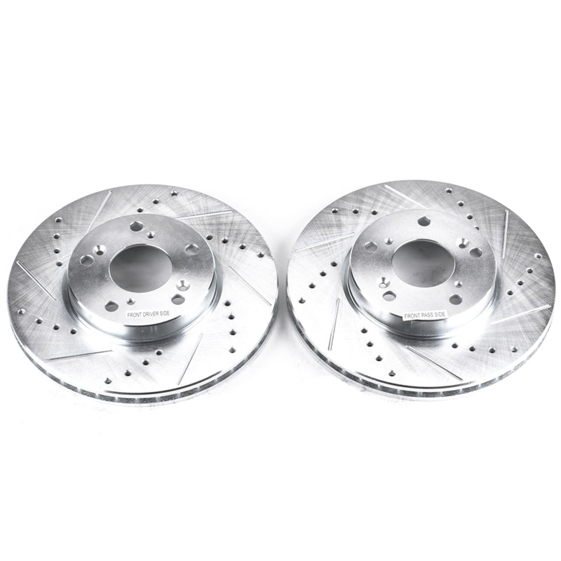PowerStop Power Stop 14-15 Acura ILX Front Evolution Drilled & Slotted Rotors - Pair