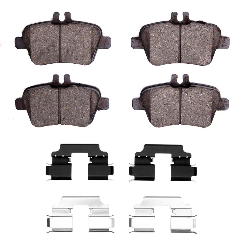 DFC 12-19 Mercedes-Benz SLK350 Rear 5000 Advanced Low Metallic Brake Pads and Hardware Kit