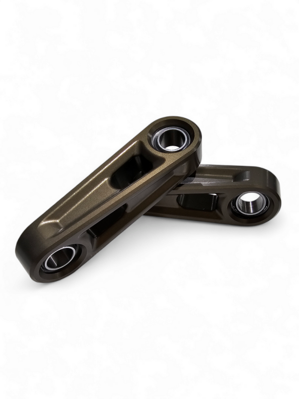 Elektric Off Road Elektric Offroad 2017+ Can Am X3 Maverick Volt Front Billet Sway Bar Links Anodized Gun Metal