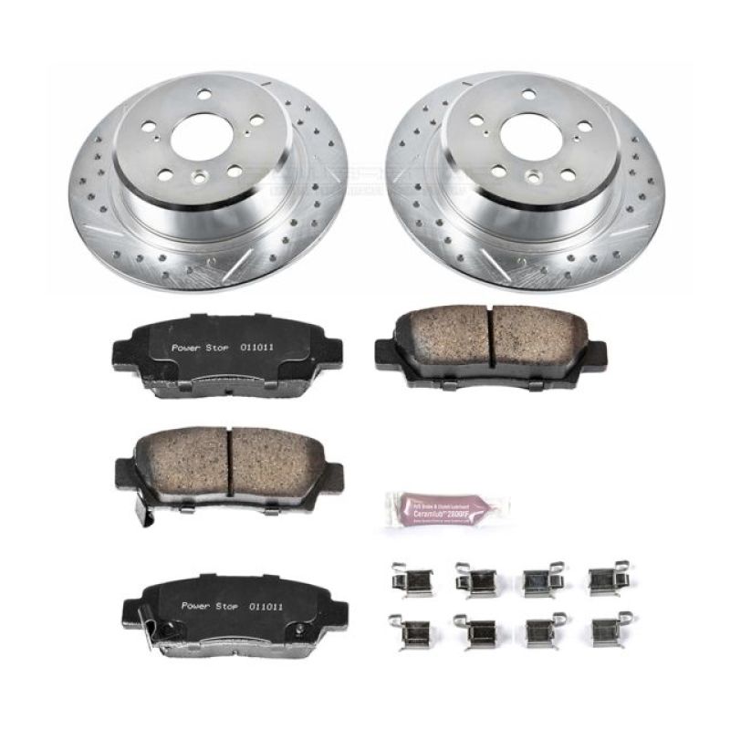 PowerStop Power Stop 95-99 Toyota Avalon Rear Z23 Evolution Sport Brake Kit