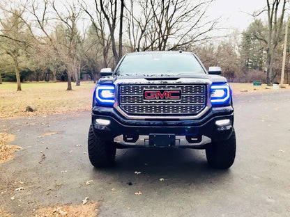ORACLE Lighting Oracle 16-18 GMC Sierra Headlight DRL Upgrade Kit - ColorSHIFT w/ Simple Controller