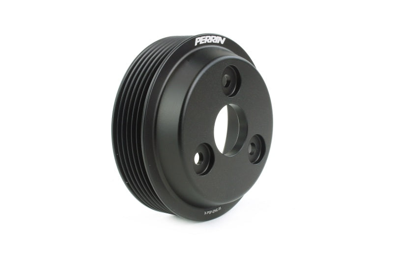 Perrin Performance PERRIN 15-21 Subaru WRX / 18-20 Crosstrek / 14-18 FXT Lightweight Water Pump Pulley - Blk