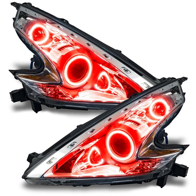 ORACLE Lighting Oracle Nissan 370 Z 09-20 Dual Halo Kit - ColorSHIFT w/ Simple Controller