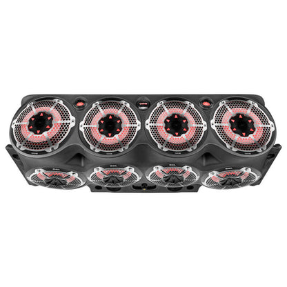 DS18 2007-18 Jeep JK/JKU Soundbar Enclosure Fits 8 x 10in/2x 2.3in/2x 1in (Speakers not Included)