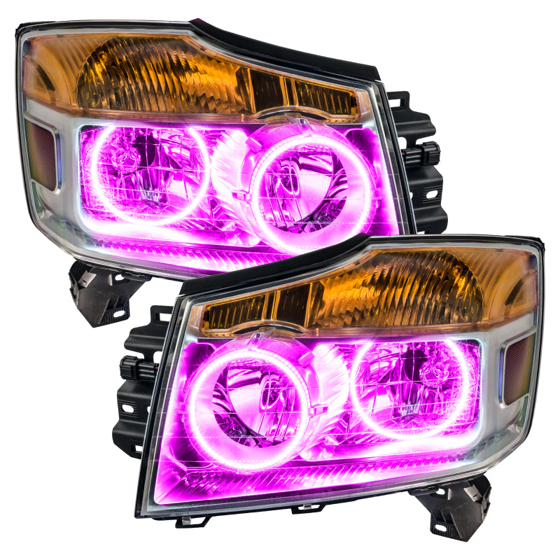 ORACLE Lighting Oracle Nissan Titan 04-07 Halo Kit - ColorSHIFT w/ 2.0 Controller