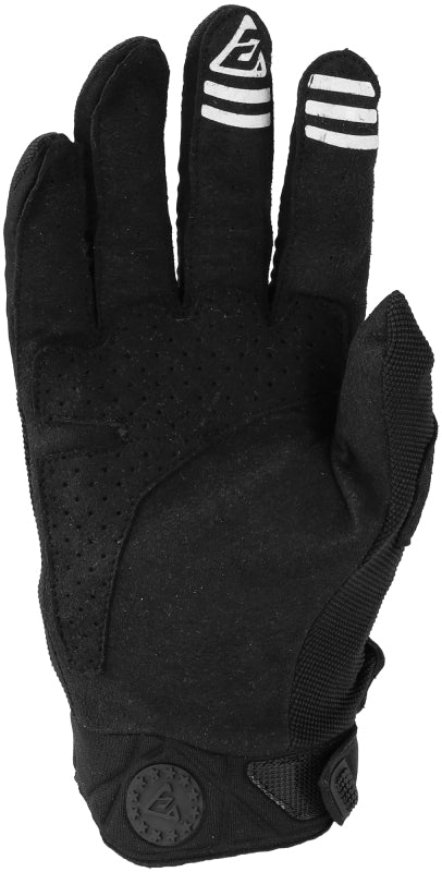 Answer Peak Gloves Black/White Youth - Medium