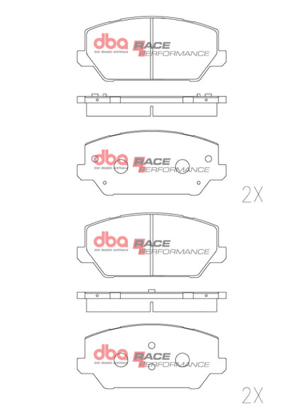 DBA 19-22 Hyundai Veloster RP Performance Front Brake Pads