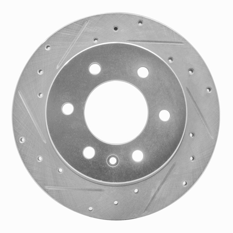 R1 Concepts R1 06-18 Dodge Sprinter 3500 Rear Left Drilled & Slotted Silver Brake Rotor