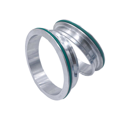 Granatelli Motor Sports Granatelli Aluminum Dual Seal Clamp 3.0in Weld-on Ferrule Set