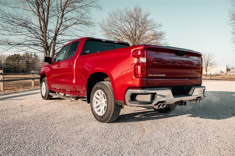 CORSA Performance Corsa 19-23 Chevrolet Silverado 1500 Cat-Back Dual Rear Exit with Twin 4in Polished Pro-Series Tips