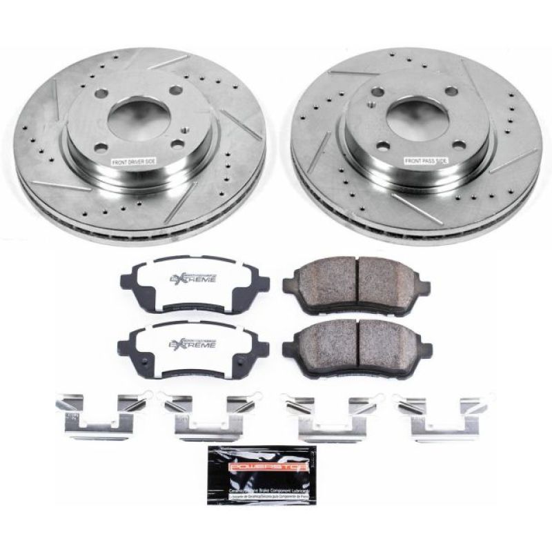 PowerStop Power Stop 11-19 Ford Fiesta Front Z26 Street Warrior Brake Kit