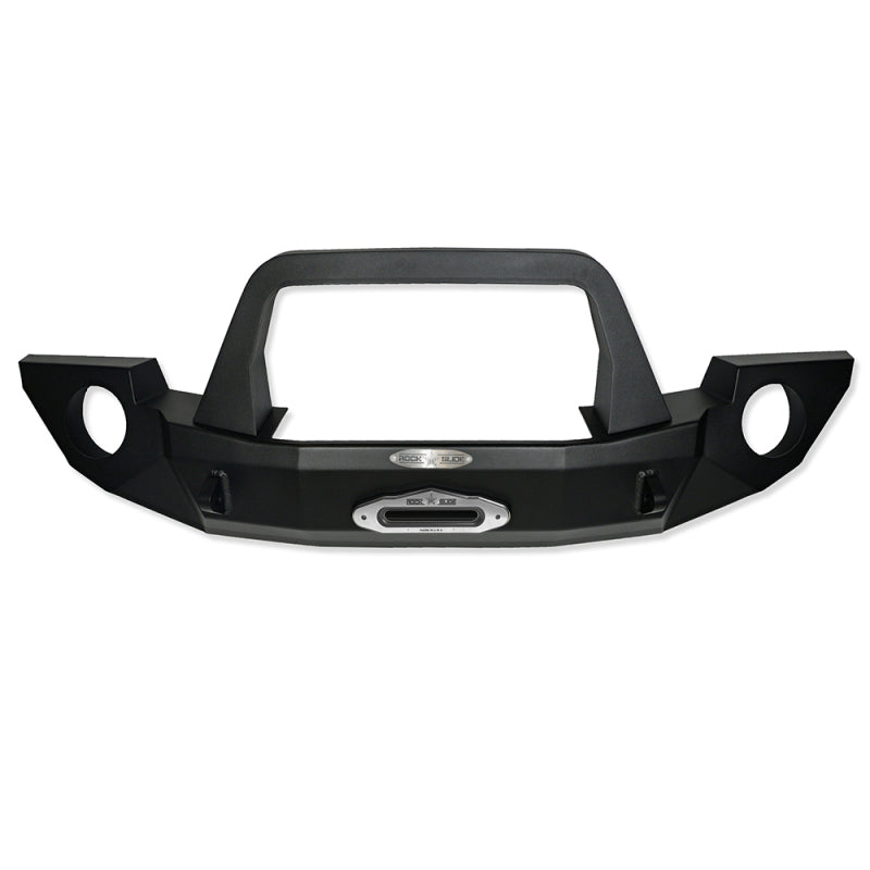 Rock Slide Engineering Rock Slide 07-18 Jeep JK 2-4 Door Rigid Full Front Bumper / Complete With Winch Plate