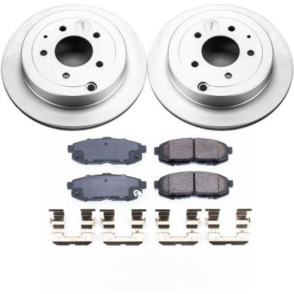 PowerStop Power Stop 04-06 Mazda MPV Rear Z17 Evolution Geomet Coated Brake Kit