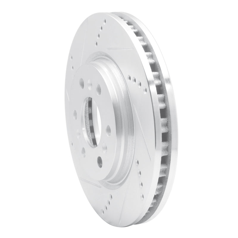R1 Concepts R1 06-09 Buick TERRAZA Front Left Drilled & Slotted Silver Brake Rotor