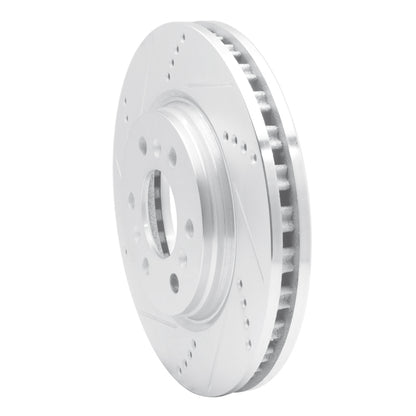 R1 Concepts R1 06-09 Buick TERRAZA Front Left Drilled & Slotted Silver Brake Rotor