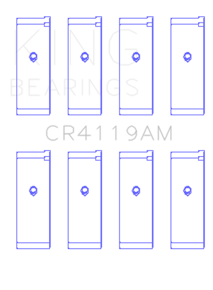 King Engine Bearings Mitsubishi 4G93/Sohc (Size +1.0mm) Connecting Rod Bearing Set