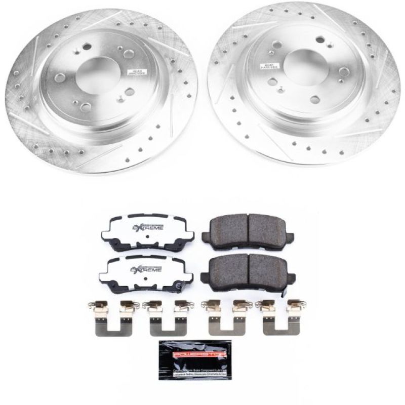 PowerStop Power Stop 14-19 Acura RLX Rear Z26 Street Warrior Brake Kit