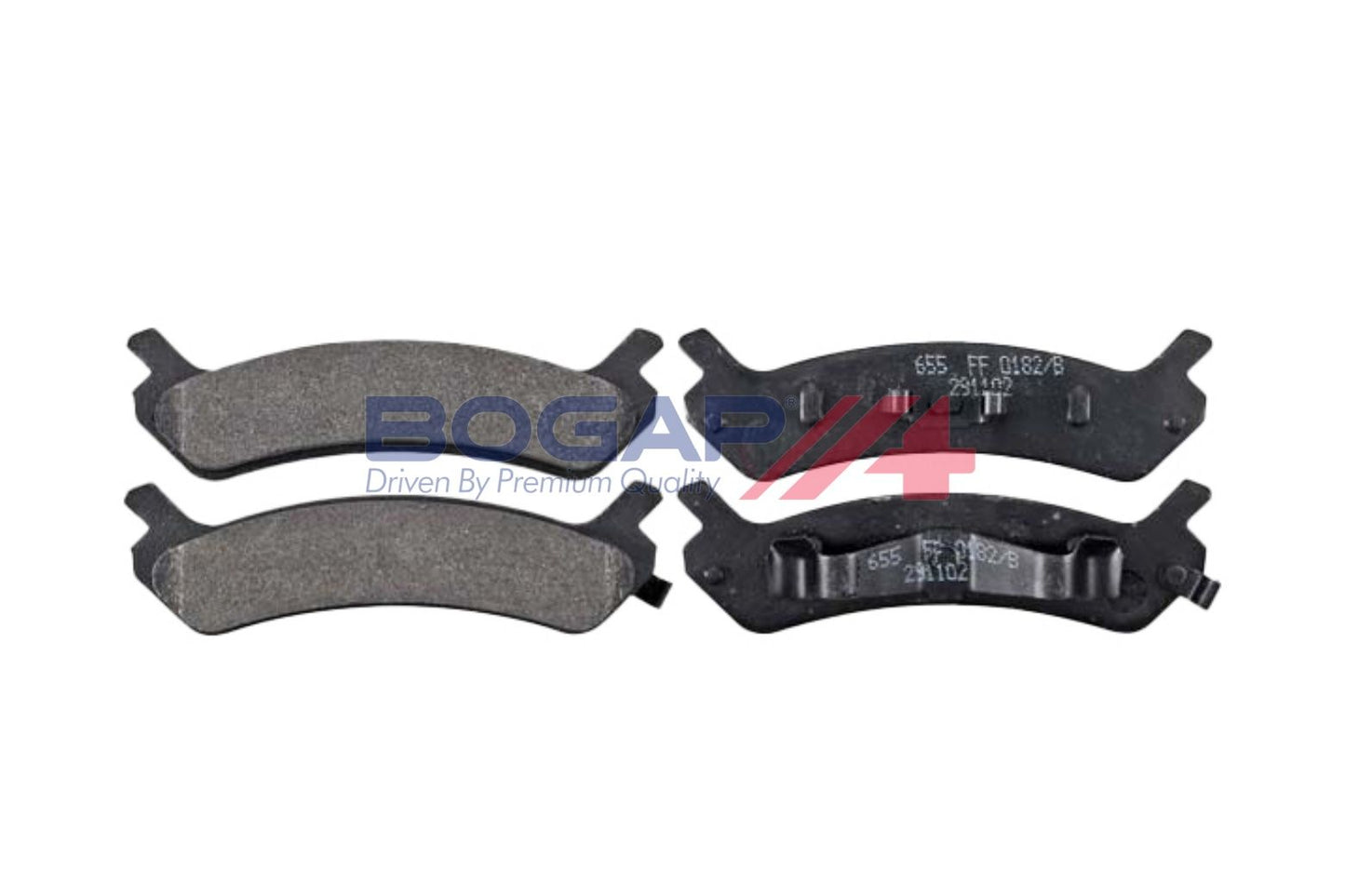 BOGAP Y8210279 Brake Pad Set, Disc Brake