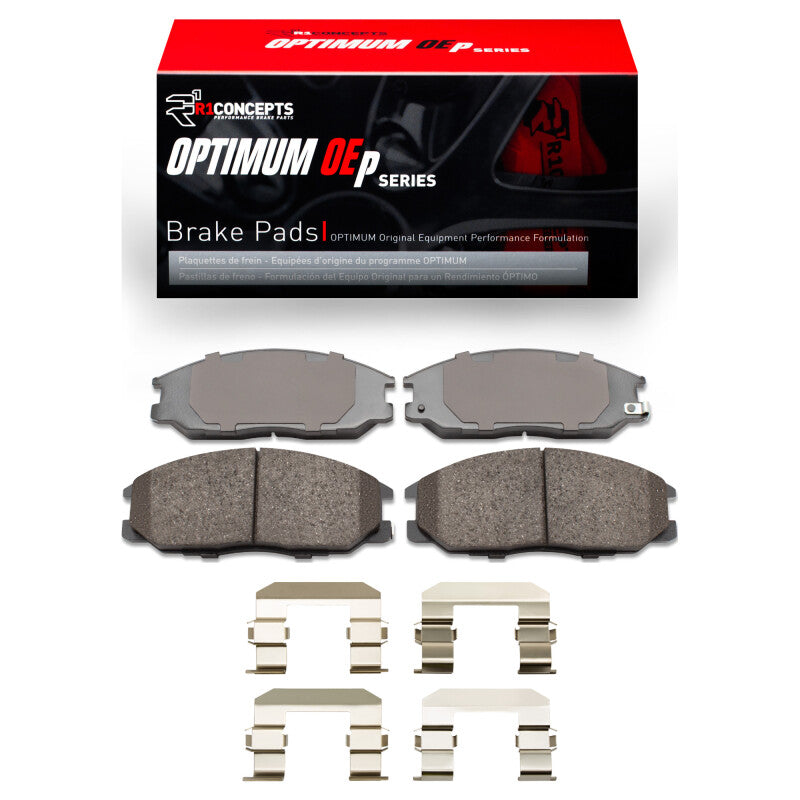 R1 Concepts R1 01-09 Hyundai Santa Fe Front Optimum OE Pads & Hardware Kit