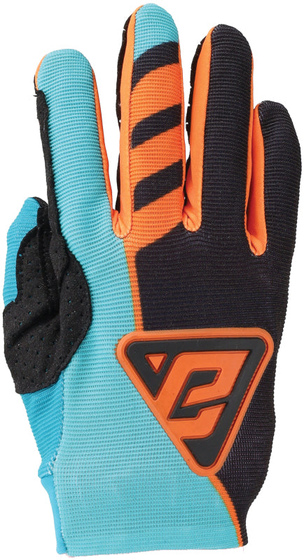 Answer Aerlite Nitro Gloves Black/Astana/Hyper Orange Youth - Small