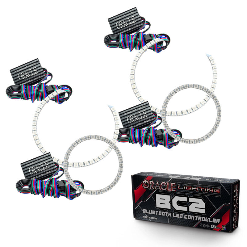 ORACLE Lighting Oracle Hyundai Genesis 09-10 Halo Kit - ColorSHIFT w/ BC1 Controller