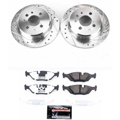 PowerStop Power Stop 91-92 BMW 318i Rear Z26 Street Warrior Brake Kit
