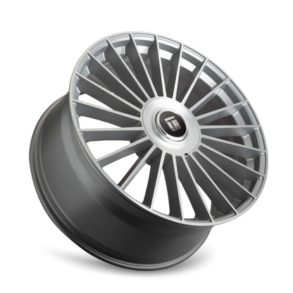 Touren 3610 TR10 22x9 / 5x115/139.7 BP / 20mm Offset / 78.1mm Hub Satin Silver Machined Wheel