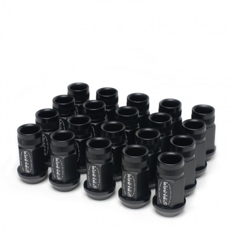 Skunk2 Racing Skunk2 12 x 1.5 Forged Lug Nut Set (Black Series) (20 Pcs.)