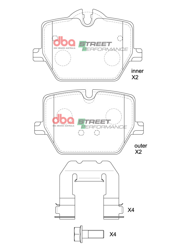 DBA 20-23 Toyota Supra (345mm Rear Rotor) SP Performance Rear Brake Pads