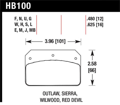 Hawk Performance Hawk HP+ Street Brake Pads