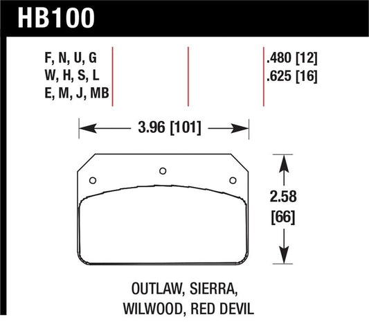 Hawk Performance Hawk HP+ Street Brake Pads