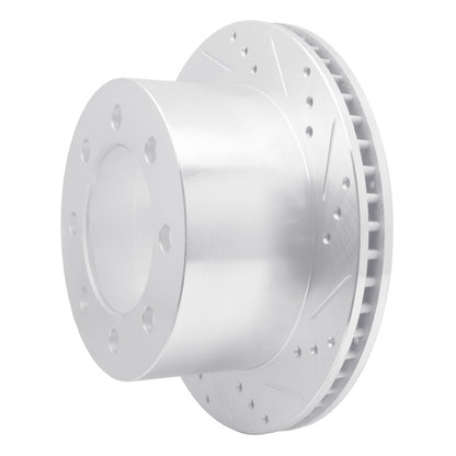 R1 Concepts R1 00-02 Dodge Ram 4000 (Mexico) Rear Right Drilled & Slotted Silver Brake Rotor