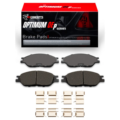 R1 Concepts R1 99-03 Ford Windstar Front Optimum OE Pads & Hardware Kit